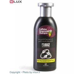 تصویر شامپو دکتر بیز کافئین و روغن هسته انگور حجم ۳۰۰ میلی لیتر مناسب موهای خشک 