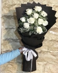 تصویر دسته گل یک طرفه دریا کد 943 