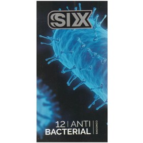 تصویر کاندوم آنتی باکتریال سیکس SIX Antibacterial Condom 