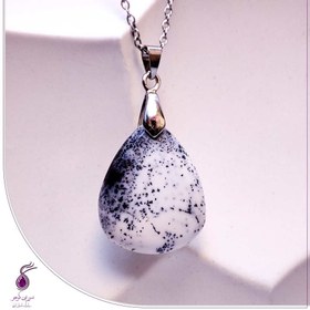 تصویر آویز سنگ اپال دندريت کد N91 