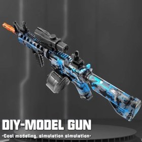 تصویر تفنگ اسباب بازی تهاجمی سایز بزرگ مدل DIY MODELGUN کد RS99-96 