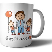 تصویر ماگ سرامیکی بهترین پدر دنیا مناسب برای هدیه روز مرد 