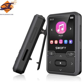 تصویر پلیر MP3 PLAYER SWOFY M10 CLIP ظرفیت 32 گیگ 