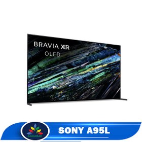 تصویر تلویزیون سونی 65A95L Old 4K Sony TV, model A95L, size 65 inches, produced in 2023