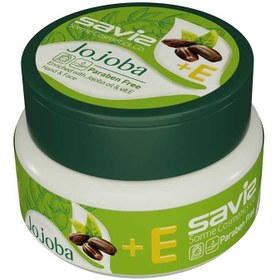 تصویر کرم نرم کننده و مرطوب کننده حاوی روغن جوجوبا 150 گرم ساویز Saviz Hand And Face Moisturizing Cream Jojoba Oil