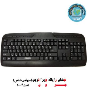 تصویر کیبورد و ماوس با سیم سادیتا مدل SKM-1554 ا SKM-1554 Keyboard and Mouse SKM-1554 Keyboard and Mouse
