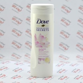 تصویر لوسیون بدن براق کننده داو Dove Glowing Care Model Body Lotion