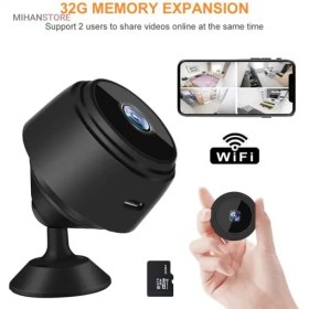 تصویر دوربین امنیتی A9 HD 1080P Mini Camera Wireless Wifi Security Night Vision Motion 