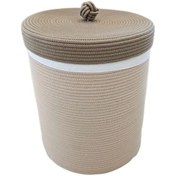 تصویر سبد رخت چرک لالیپاپ مدل N35 - نسکافه ای 