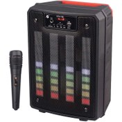 تصویر اسپیکر بلوتوثی مدل KTS-1795 ا KTS-1795 DJ Speaker KTS 6.5inch Colorful Lights KTS-1795 DJ Speaker KTS 6.5inch Colorful Lights