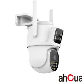 تصویر دوربین مداربسته IP سیمی و WIFI آهوا اسپید دام 8X زوم دو لنزه مدل OSAH-9.6 