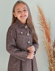 تصویر ست کت و سارافون دخترانه مرسده 