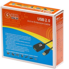 تصویر کابل پرینتر USB 2.0 برد دار متراژ 30 متر 