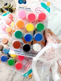 تصویر رنگ گریم صورت کودک 