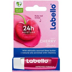 تصویر بالم لب لابلو شاین گیلاس Labello Cherry Shine Lip Balm