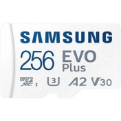 تصویر کارت حافظه SAMSUNG microSD مدل EVO plus سرعت 130MBps ظرفیت 256GB 