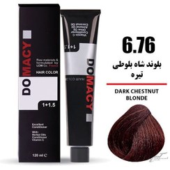 تصویر رنگ مو دوماسی سری شاه بلوطی CHESTNUT - 7.76 بلوند شاه بلوطی متوسط 