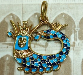 تصویر آویز افسانه شاماران Shamaran pendant