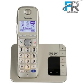 تصویر گوشی تلفن بی سیم پاناسونیک مدل KX-TGE220 ا Panasonic KX-TGE220 Cordless Phone Panasonic KX-TGE220 Cordless Phone
