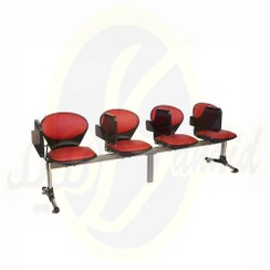 تصویر صندلی آموزشی شفق مدل NMT112 چهار نفره با تشک 