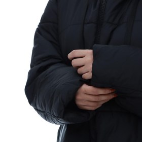 تصویر کاپشن بلند بادی مشکی زنانه PRIMARK 