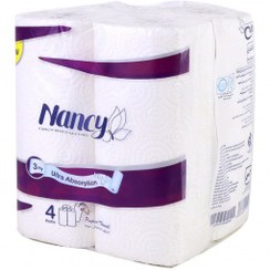 تصویر حوله کاغذی نانسی Nancy بسته 4 عددی 