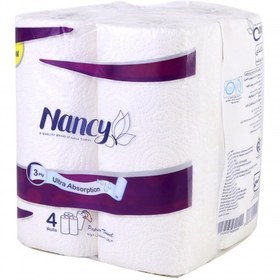 تصویر حوله کاغذی نانسی Nancy بسته 4 عددی 