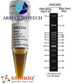 تصویر لدر 100bp DNA محصول اسمو بایو، 500μl، کت نامبر DM2300 