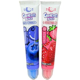 تصویر ژله میوه ای نوشیدنی تیوپی با طعم میوه چینی 55 گرم 