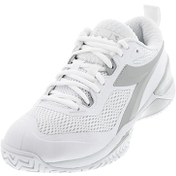 تصویر کفش تنیس زنانه دیادورا Speed Blushield 4 AG White/Silver 