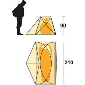 تصویر چادر کوهنوردی تک نفره فرینو مدل Solo 4-Season 