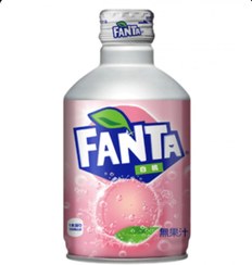 تصویر فانتا FANTA ژاپنی با طعم هلو 300ml(اورجینال) 