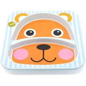 تصویر بشقاب طرح خرس اوپس oops Bear design plate