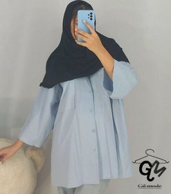 تصویر مانتو دانشجویی سایز ۴۶ 