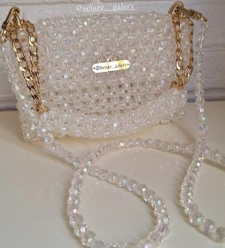 تصویر کیف مرواریدی سیندرلا دست‌ساز Pearl bag