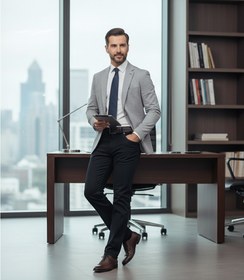 تصویر شلوار جین راسته مردانه رانگلر رنگ سرمه ای تیره با نخ دوخت همرنگ مدل JR-STH 