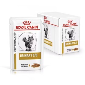 تصویر پوچ گربه یورینری رویال کنین مدل پاته 85 گرم (درمانی) Royal Canin Urinary S/O Wet 85g