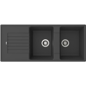 تصویر سینک گرانیتی بیمکث مدل 4602 توکار دو لگن 