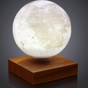 تصویر چراغ رومیزی مدل ماه معلق HCNT LEVITAING MOON LAMP HCNT