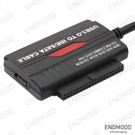 تصویر تبدیل USB 3.0 به Sata و IDE کی نت مدل K-COU30IDE 