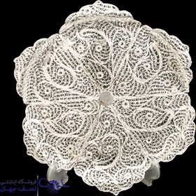 تصویر سینی گرد کوچک ملیله کد251 