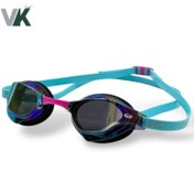 تصویر عینک شنا حرفه ای بزرگسال برند اتلتیک کد 6210 (شناسه 10100286) بنفش/آبی فیروزه ای 