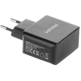 تصویر شارژر دیواری دو پورت فیلیپس مدل DLP2509 45W Philips dual port wall charger model DLP2509 45W