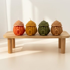 تصویر شمع کلبه پاییزی 