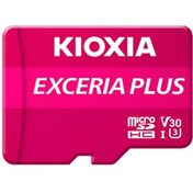 تصویر کارت حافظه‌ MICRO SD کیوکسیا C10 U3 V30 EXCERIA PLUS سرعت 100Mb/s ظرفیت 128 گیگابایت با آداپتور 