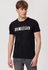 تصویر تیشرت مردانه لی کوپر اورجینال مشکی Lee Cooper 222 LCM 242078 