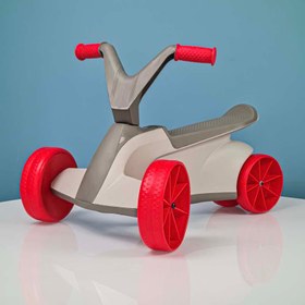 تصویر سه چرخه کودک رنگ طوسی قرمز کد P7276B 
