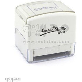 تصویر مهر لیزری مربع برند لیزر استامپ Leizer Stamp - LS-38 