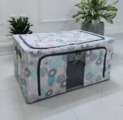 تصویر باکس لباس برزنتی سایز ۳ با اسکلت فلزی و زیپ دار 