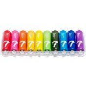 تصویر باتری نیم قلمی آلکالاین شیائومی مدل MI ZMI rainbow AAA battery Z17 ( بسته 10 عددی) 